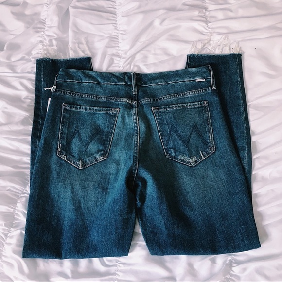 MOTHER the looker ankle fray jeans in gutterpunk - Picture 12 of 13